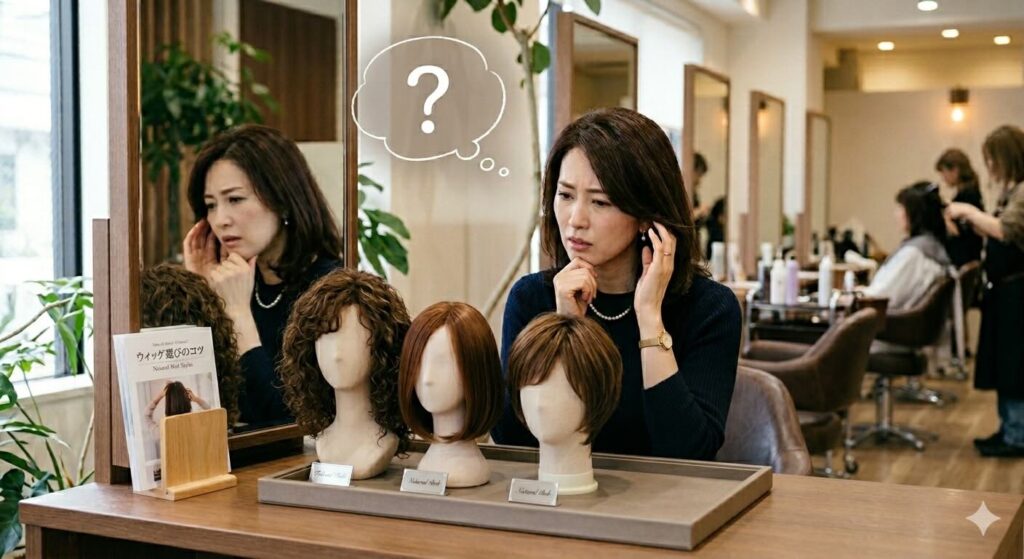 美容室でウィッグ相談が安心！